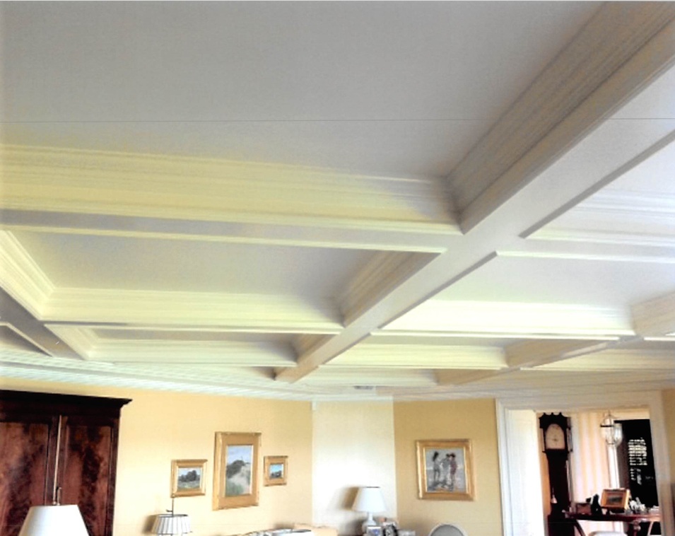Coffered ceiling